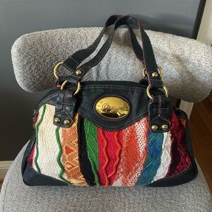 Vintage COOGI Sweater Knit Shoulder Bag